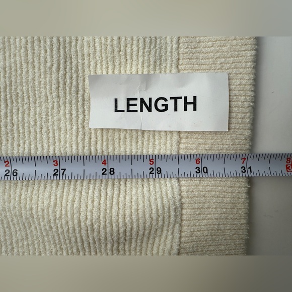 Free People Ottoman Sweater Off White Sleeveless Tunic Ivory Cream Excellent SM. - Picture 11 of 11